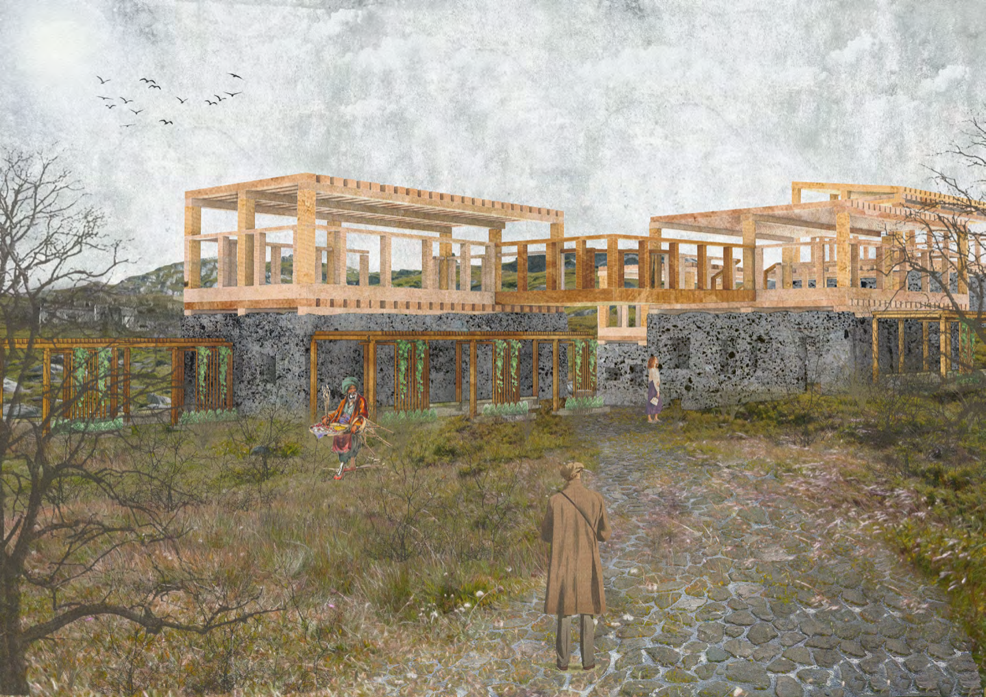 Approach to the Living Ruins intervention