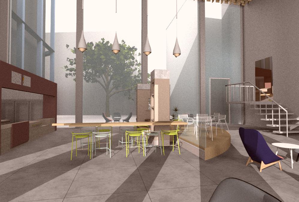 Interior proposal for Tower as School